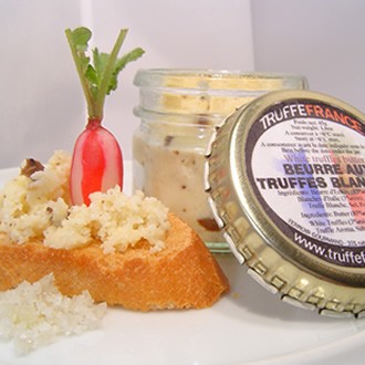 Échiré vaj Isztriai szarvasgombával (Tuber Magnatum Pico): 45 g, 3% szarvasgomba tartalommal - Beurre aux truffes blanc