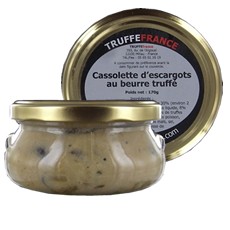 Szarvasgombás csiga (2 tucat Burgundi csiga, szarvasgombás mártásban) - Cassolette d'escargots au beurre truffé