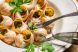 Szarvasgombás csiga (2 tucat Burgundi csiga, szarvasgombás mártásban) - Cassolette d'escargots au beurre truffé